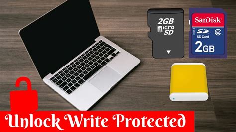 How To Unlock A Write Protected Usb Drive A Sd Or Micro Sd Memory Card