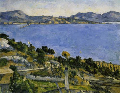 Paul C Zanne The Gulf Of Marseille Seen From L Estaque