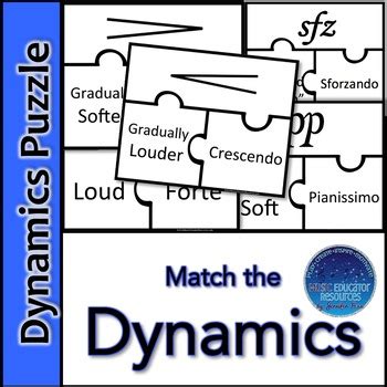 Dynamics Puzzle by Music Educator Resources | Teachers Pay Teachers