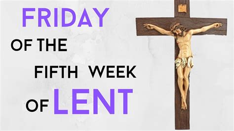 Mass Friday Of The Fifth Week Of Lent 3 April 2020 YouTube