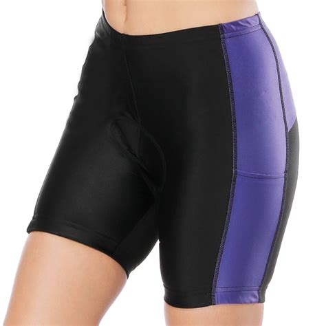 Fish Ocean Blue Womans Cycling Spinning Padded Bike Shorts Upf 50 Spa