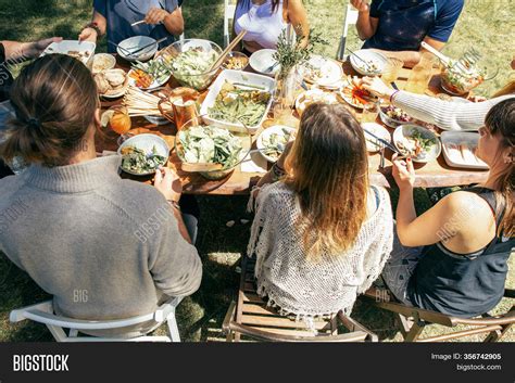 Young Friends Table Image And Photo Free Trial Bigstock