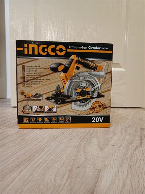 Ingco Lithium Ion Circular Saw With Adjustable Cutting Depth Hobbies