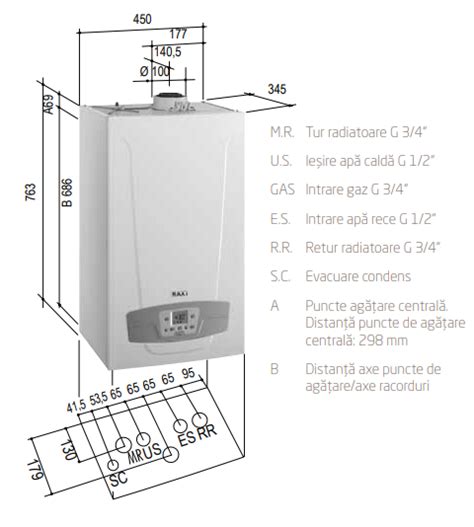 Centrala Termica Baxi Model LUNA DUO TEC E 40 40 Kw Construkt Ro