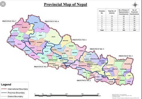 Map Of Nepal With 77 Districts Updated Map Of Nepal With 77 Districts