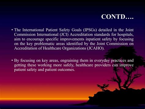 International Patient Safety Goals Ipsg Ppt