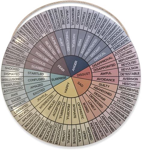 Emotion Wheel Poster Feelings Wheel Emotions Wheel Of Emotions Chart For Feelings Wheel Poster