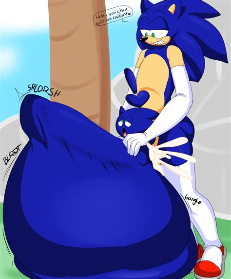 Rule 34 Anal Anthro Armwear Big Belly Big Penis Blue Body Blue Fur Bodily Fluids Chao Sonic