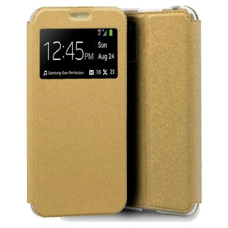 Capa Xiaomi Mi T Pro Flip Janela Lux Dourado Copertini