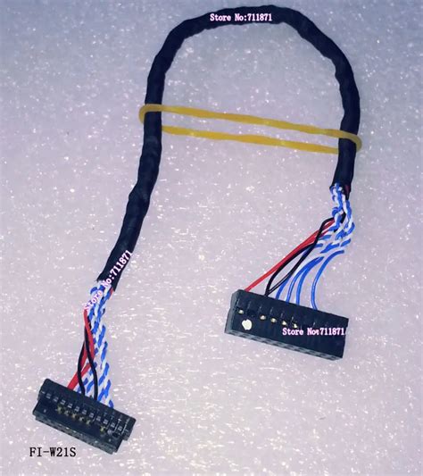 21p Fi W21s 20p Lvds 1ch 6bit Lcd Screen Cable 1ch 6bit Lvds 21pin Fi