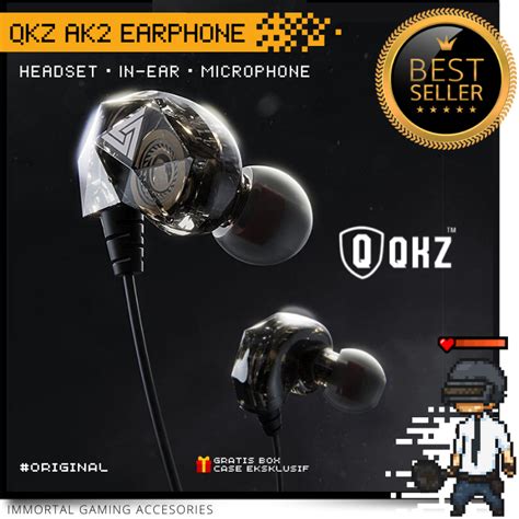 Jual Im Qkz Ak Earphone Headset With Mic Heavy Stereo Headphone Ak