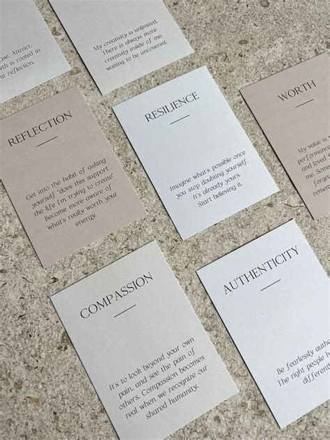 Affirmation Cards Intention Cards Oracle Tarot Deck Spiritual Cards