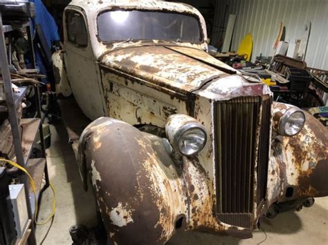 1937 3 Window Packard Coupe Great For Rat Rod Hot Rod Classic