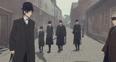 Peaky Blinders By Makoto Shinkai Anime Key Visual Stable Diffusion