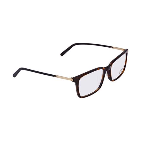 Montblanc Dark Havana Men S Square Eyeglasses Mb0742 D 052 55 664689966851 Eyeglasses Mb0742