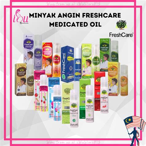 Freshcare Medicated Oil Safecare Minyak Angin Aromatherapy Fresh Care