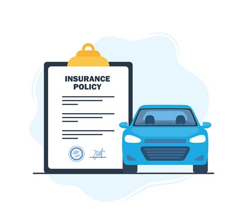 Car Insurance Concept Insurance Policy On Clipboard And Car Document