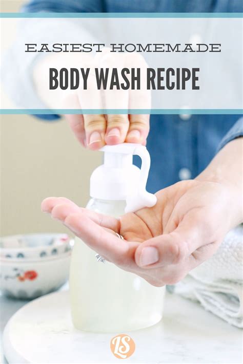 Easy Diy Foaming Body Wash Multi Purpose Live Simply Artofit