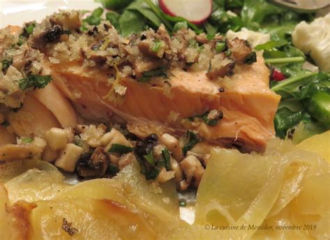 La Cuisine De Messidor Filet De Truite Aux Champignons Pommes De