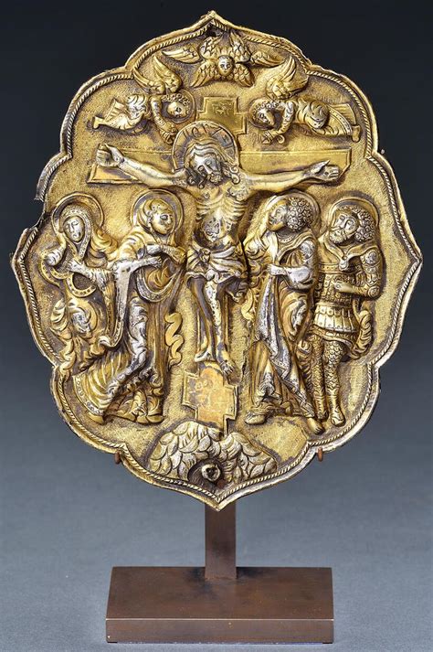 Plaque With The Crucifixion From The Cover Of A Gospel Book Greek