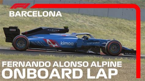 F Alpine Fernando Alonso Onboard F Onboard Gameplay