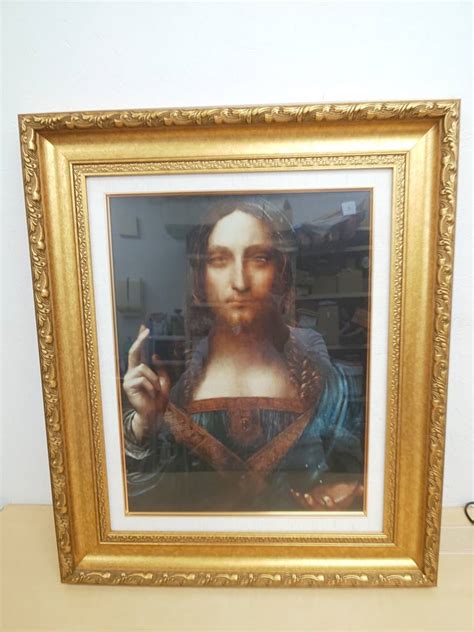 【やや傷や汚れあり】45414 Leonardo Da Vinci レオナルド・ダ・ヴィンチ作 「サルヴァドール・ムンディ（救世主）」の