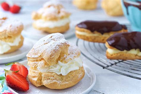 Cream Puffs And Éclairs Recipe King Arthur Flour