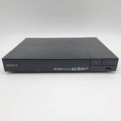 Sony BDP S6500 4K Upscale Blu Ray Disc Player 3D NO POWER CORD OR