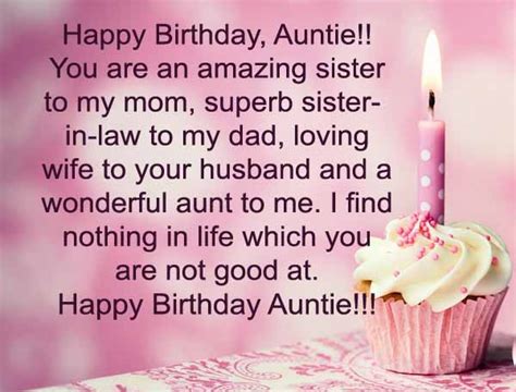 Happy Birthday Wishes And Messages For Aunt Aunt Birthday Wishes