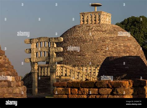 Stupa 3 Buddhist Monuments At Sanchi Unesco World Heritage Site