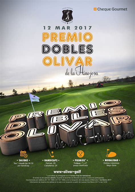 Premio Dobles Olivar Mejor Bola ABIERTO Golf Olivar De La Hinojosa