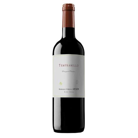 Tempranillo By Artadi Red Wine Wine Quierovinos