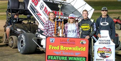 Matt Covington Returns To Lucas Oil Ascs Victory Lane In Brownfield