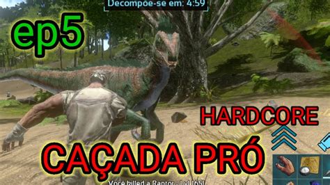 caçando raptores domando raptor nível alto ark mobile Android IOS