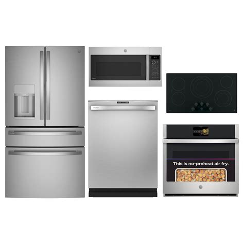 Shop Ge Profile Smart 4 Door French Door Refrigerator And 30 In Wall Oven