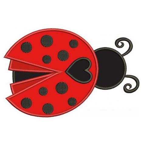 Pin On Ladybug Embroidery Design