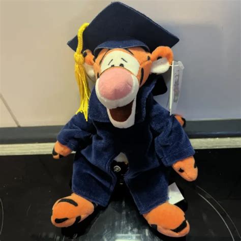 WALT DISNEY WORLD Tigger Grad Nite Bean Bag Plush Graduation Tassel