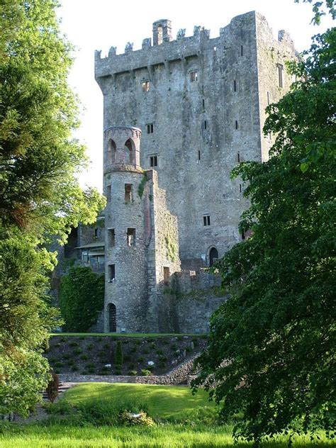 Kissing the Blarney Stone at Blarney Castle, Ireland