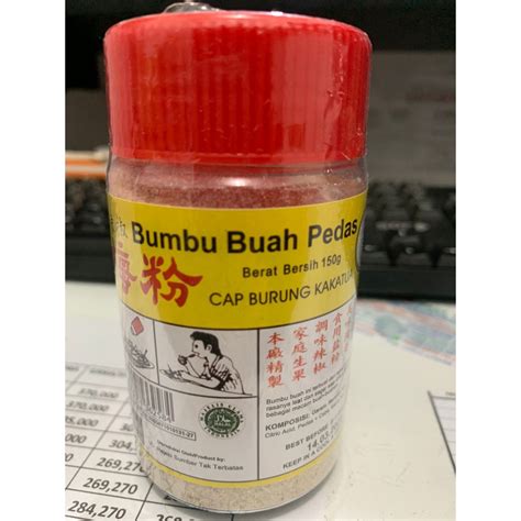 Jual Bumbu Buah Pedas 150 G Shopee Indonesia