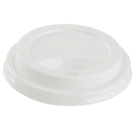 Karat PP Sipper Dome Lid For 10 To 24 Oz Paper Hot Cup Black Acorn Distributors