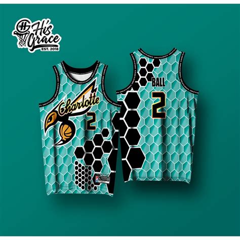 Charlottte Hornets Full Sublimation Hg Concept Jersey Shopee Philippines