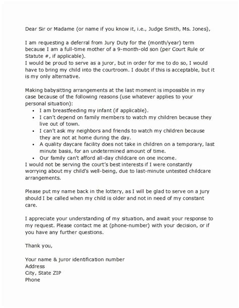 √ 20 Letter From Employer To Get Out Of Jury Duty ™ Dannybarrantes Template