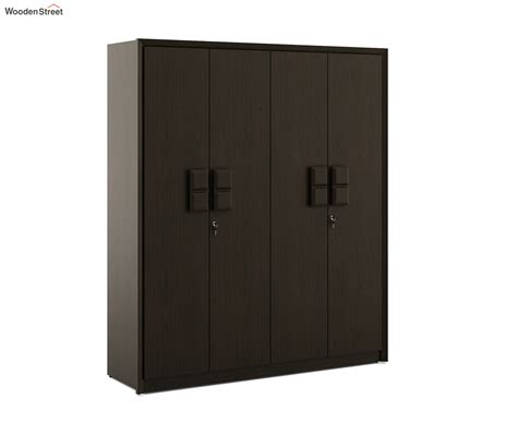 Buy Kosmo Choco Door Wardrobe Flowery Wenge Finish Online In India