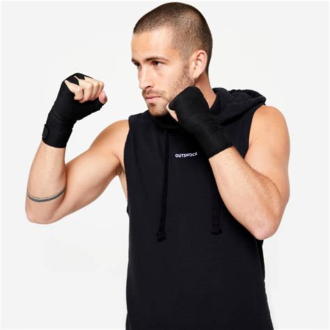 Boxing Handwraps 25 M Smoked Black Domyos Decathlon