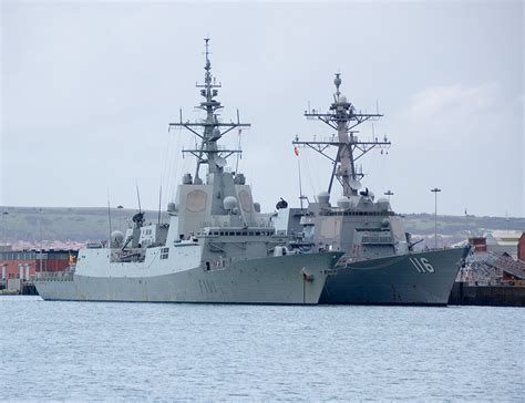 SPS Alvaro De Bazan And USS Thomas Hudner Portsmouth Flickr