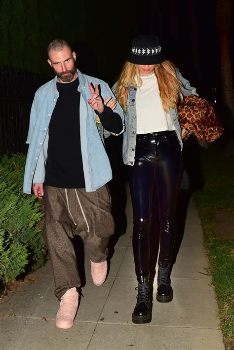 Photo Exclusif Adam Levine Et Sa Femme Behati Prinsloo Ont Assist