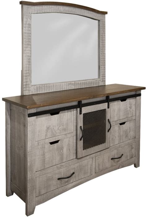 International Furniture© Pueblo Gray Dresser Ifd3401dsr Fischer