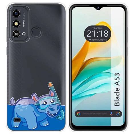 Funda Silicona Transparente Para Zte Blade A Dise O Hipo Dibujos Con