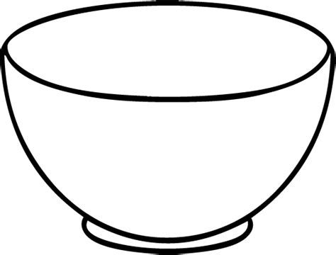 Empty Bowl Outline - ClipArt Best