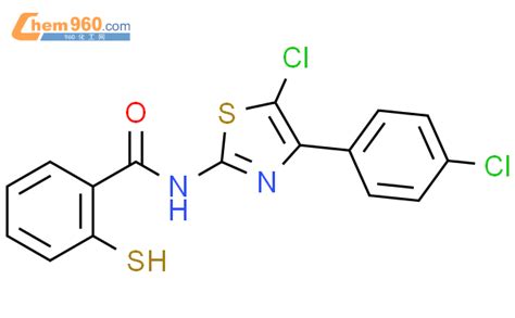 61954 00 5 Benzamide N 5 Chloro 4 4 Chlorophenyl 2 Thiazolyl 2